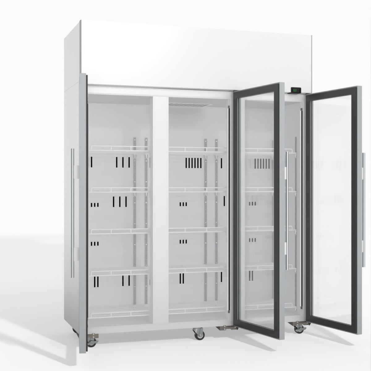 Skope TME1500N-A 3 Glass Door Display or Storage Fridge 1399L - TME1500N-A