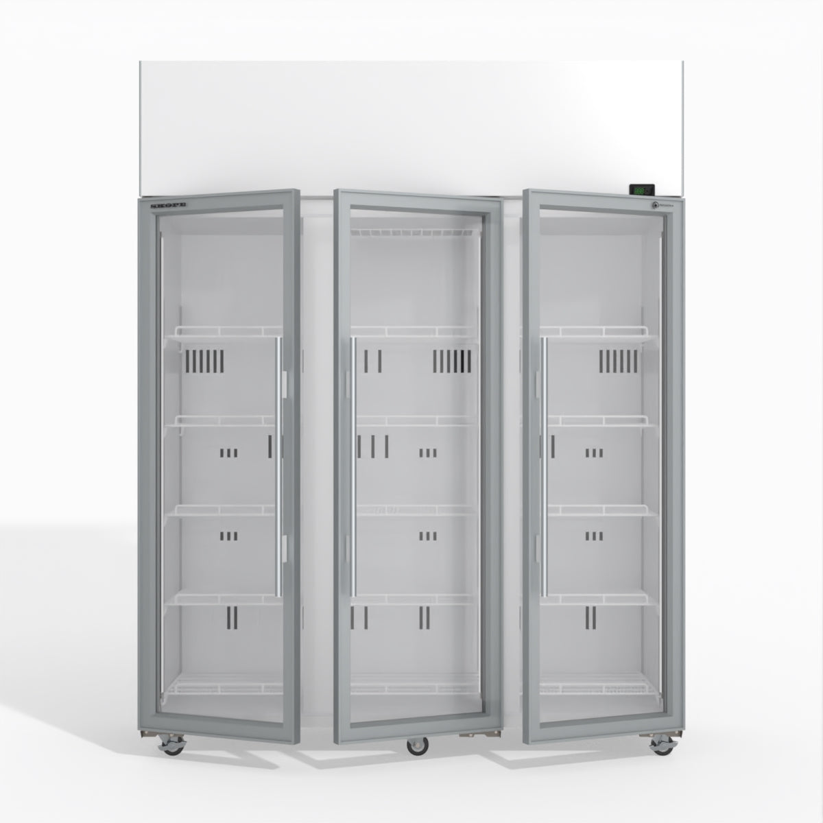 Skope TME1500N-A 3 Glass Door Display or Storage Fridge 1399L - TME1500N-A