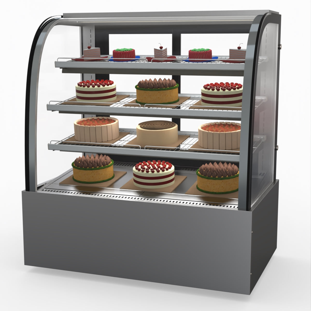 Bonvue Chilled Cake Showcase Food Display SL840