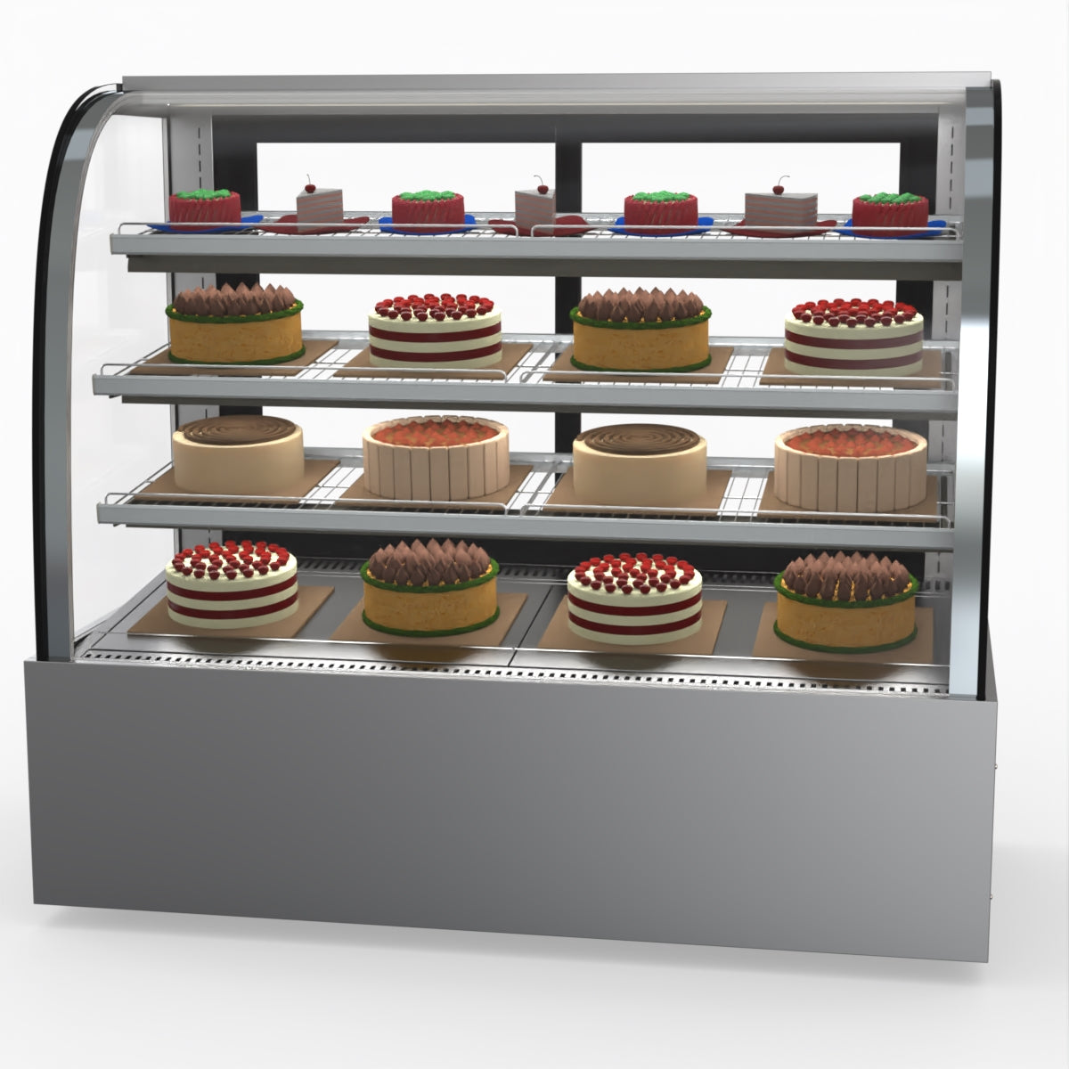 Bonvue Chilled Cake Showcase Food Display SL850