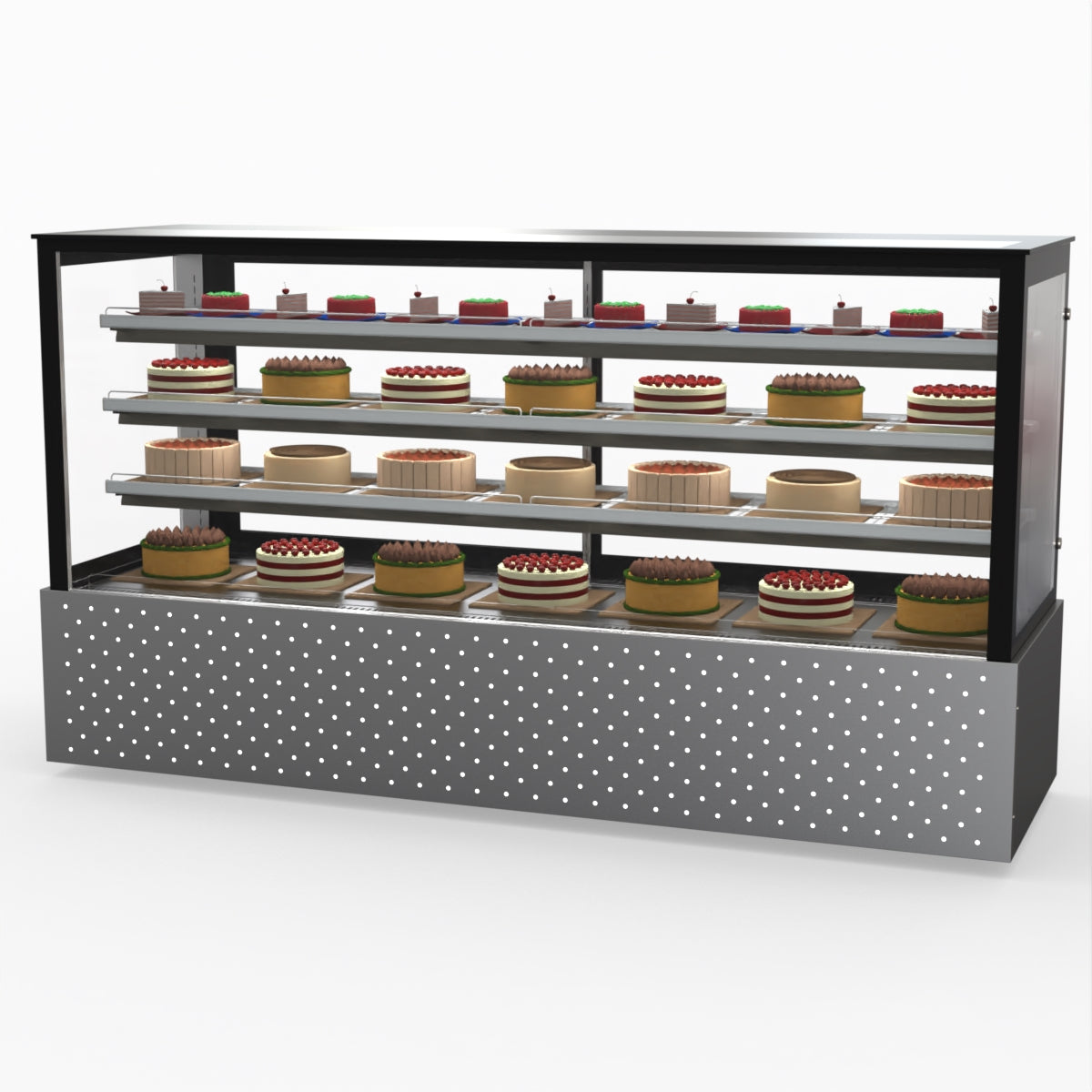 Bonvue Chilled Cake Showcase Food Display SL880V