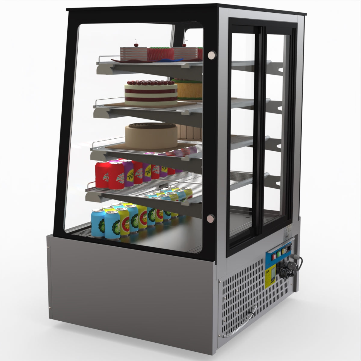 Bonvue Deluxe Chilled Cake Showcase Display Cabinet SLP830C