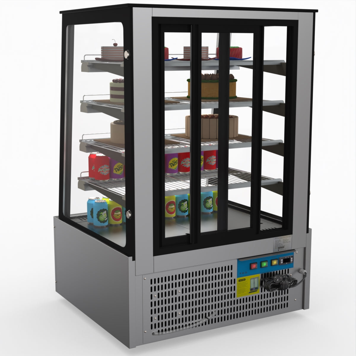 Bonvue Deluxe Chilled Cake Showcase Display Cabinet SLP830C