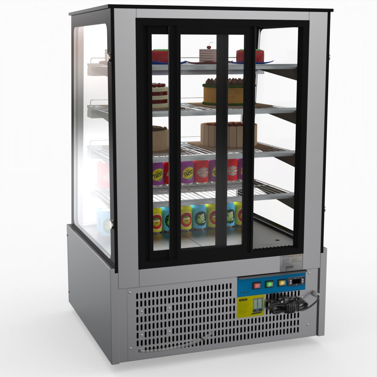 Bonvue Deluxe Chilled Cake Showcase Display Cabinet SLP830C