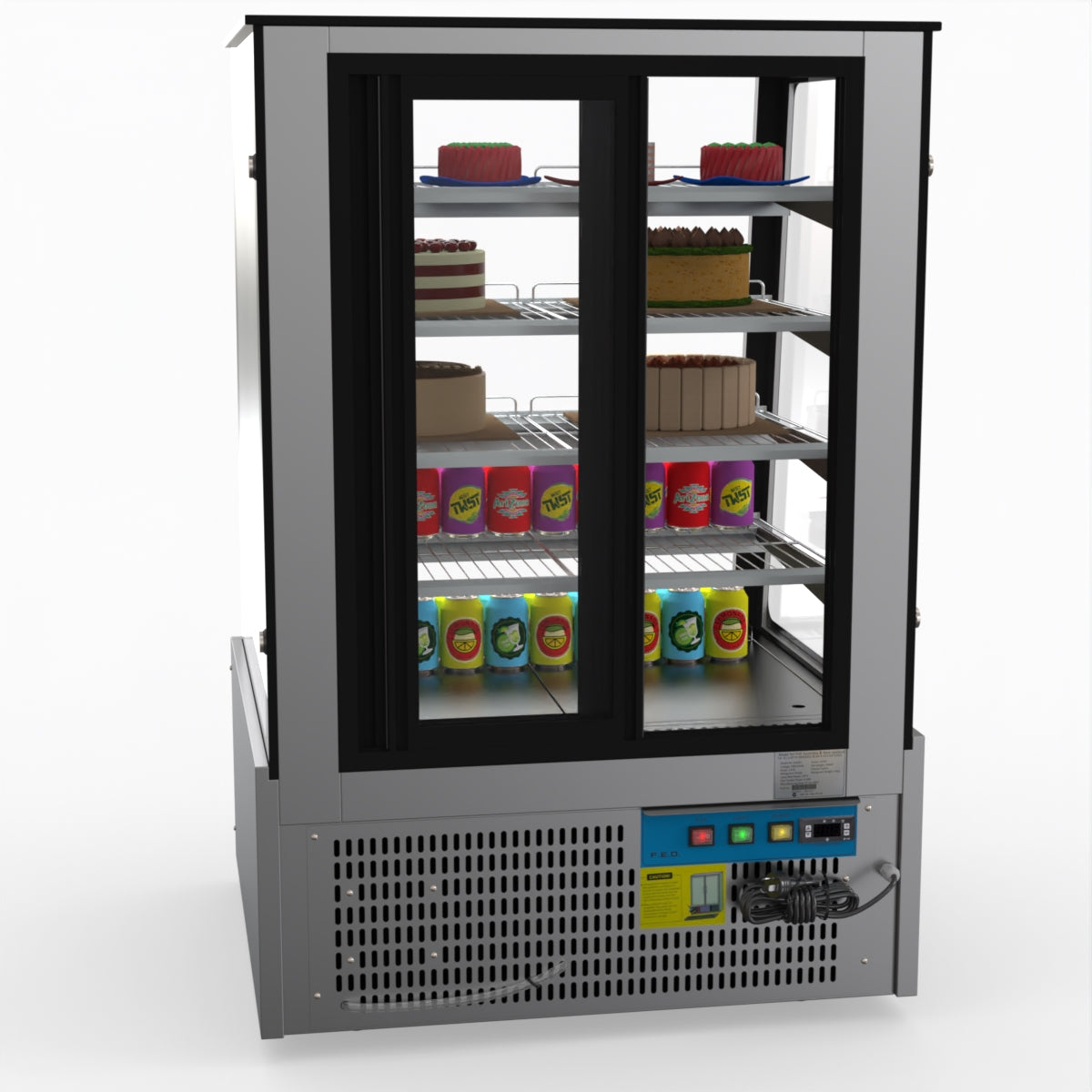 Bonvue Deluxe Chilled Cake Showcase Display Cabinet SLP830C