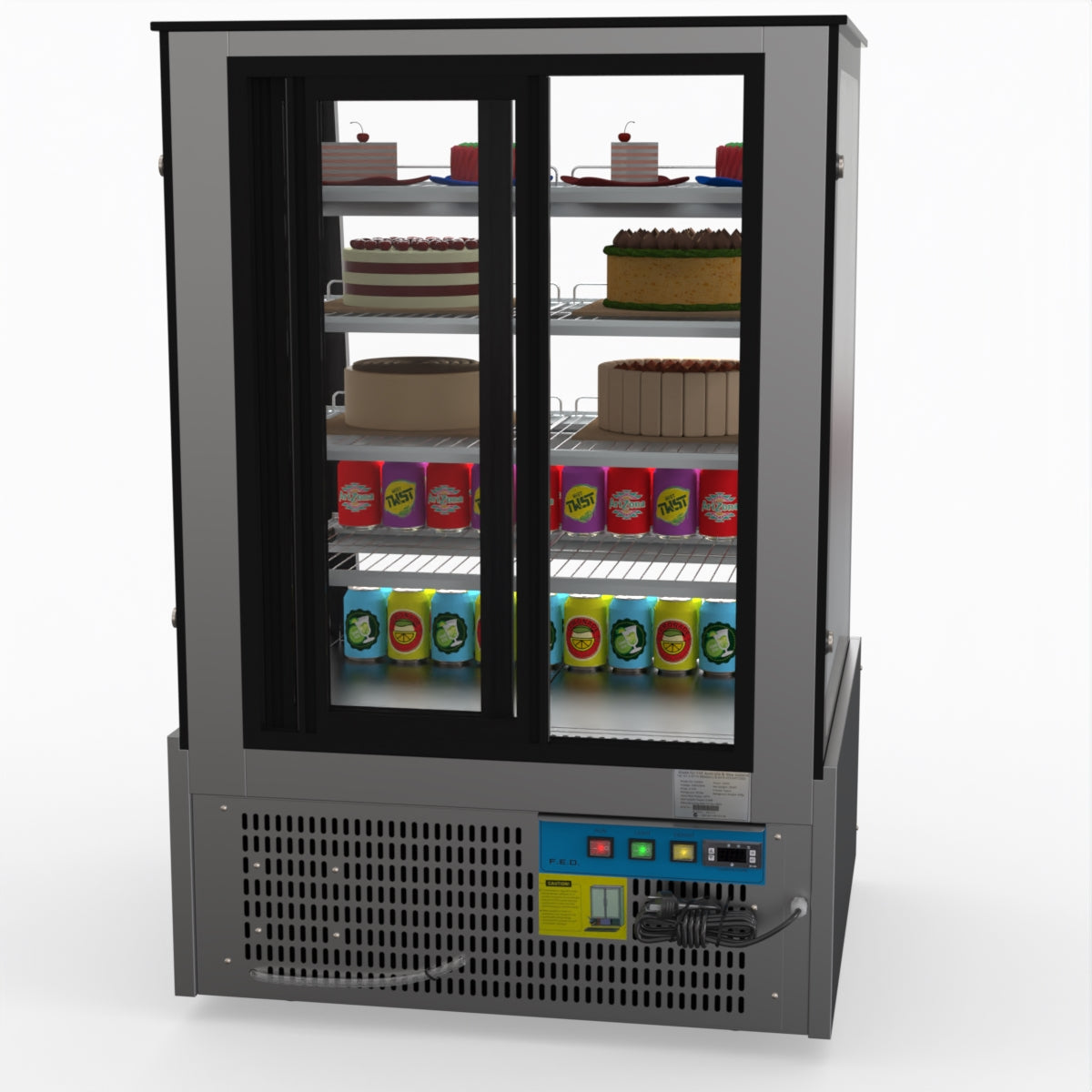 Bonvue Deluxe Chilled Cake Showcase Display Cabinet SLP830C