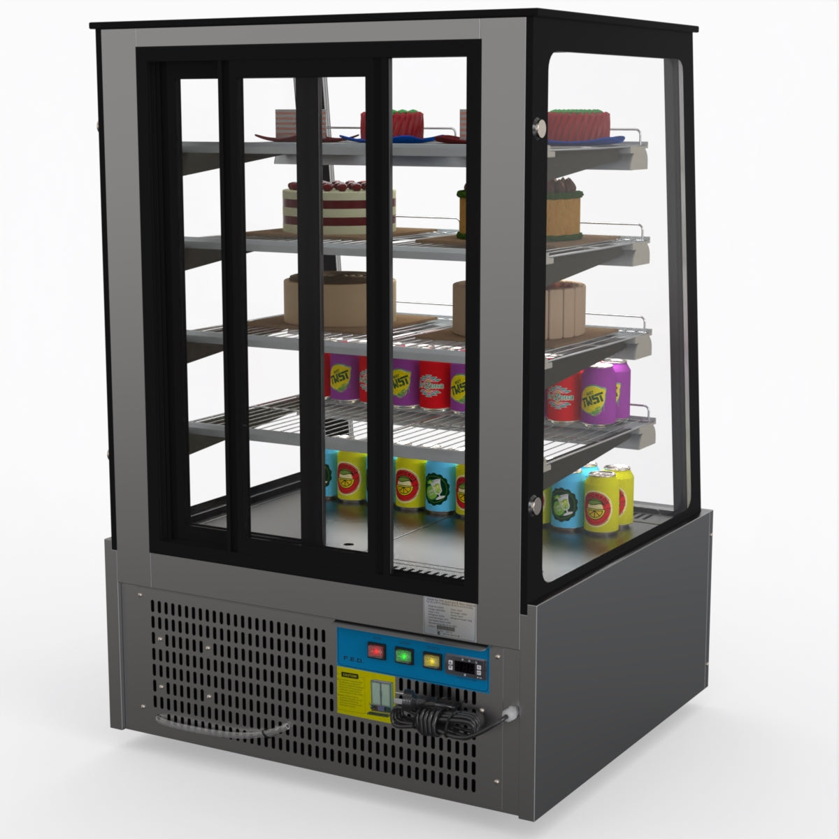 Bonvue Deluxe Chilled Cake Showcase Display Cabinet SLP830C
