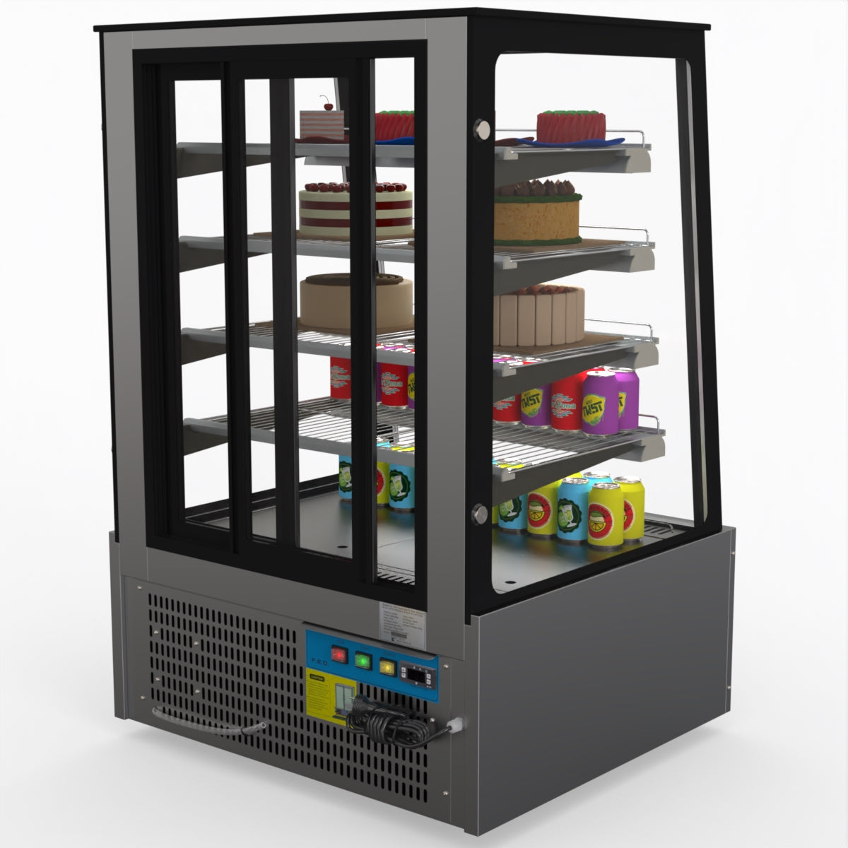 Bonvue Deluxe Chilled Cake Showcase Display Cabinet SLP830C