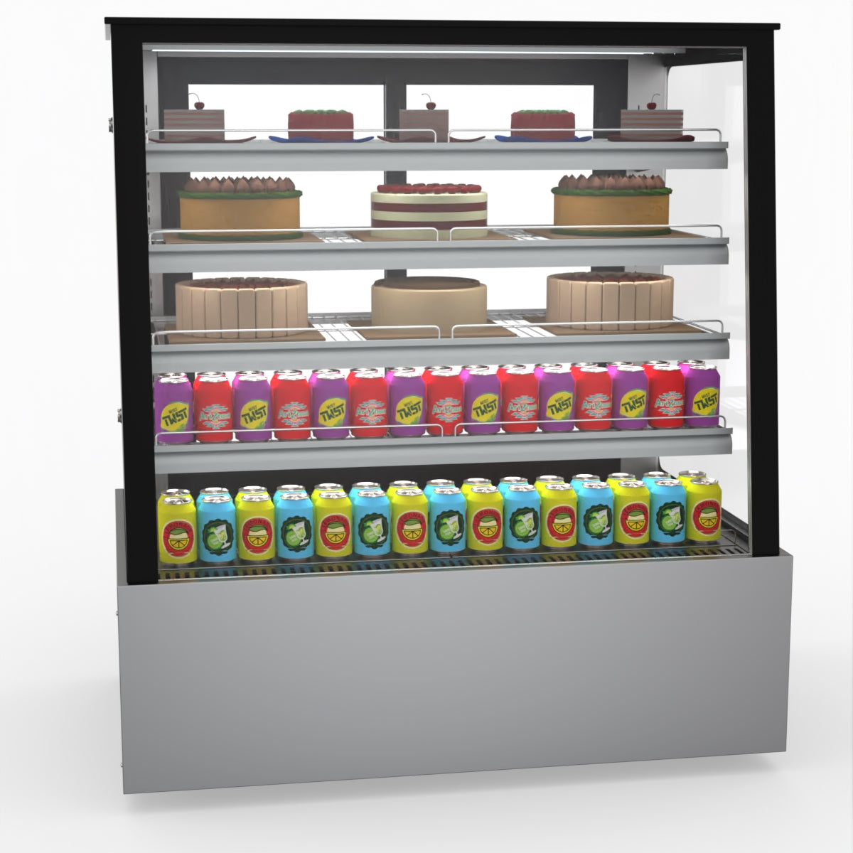 Bonvue Deluxe Chilled Cake Showcase Display Cabinet SLP840C