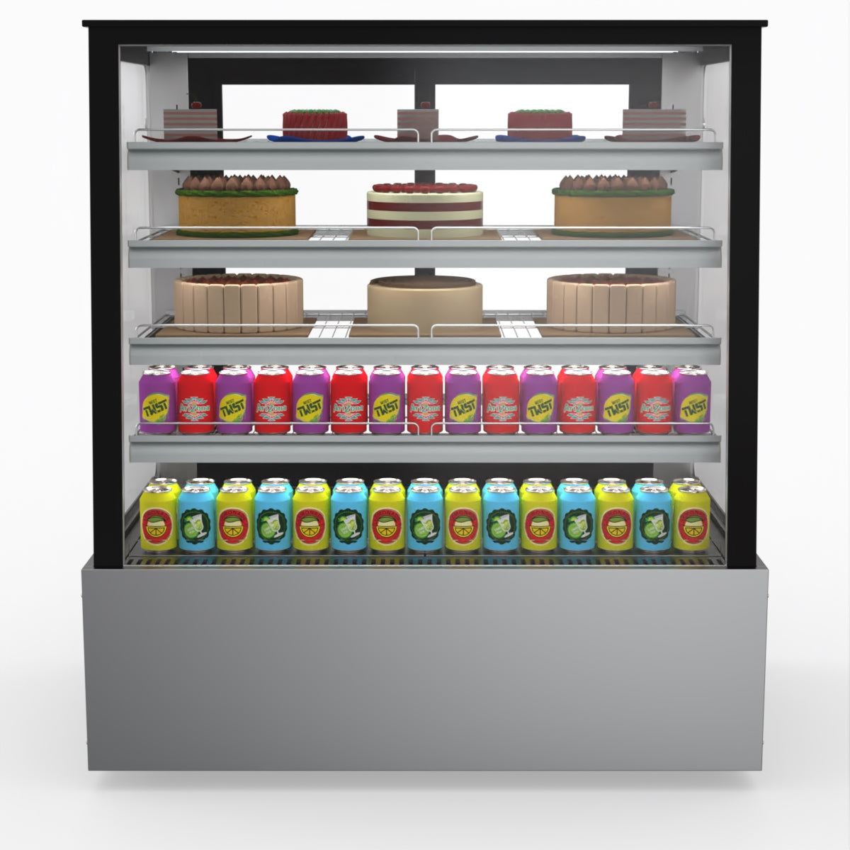 Bonvue Deluxe Chilled Cake Showcase Display Cabinet SLP840C