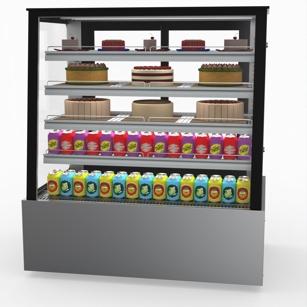 Bonvue Deluxe Chilled Cake Showcase Display Cabinet SLP840C