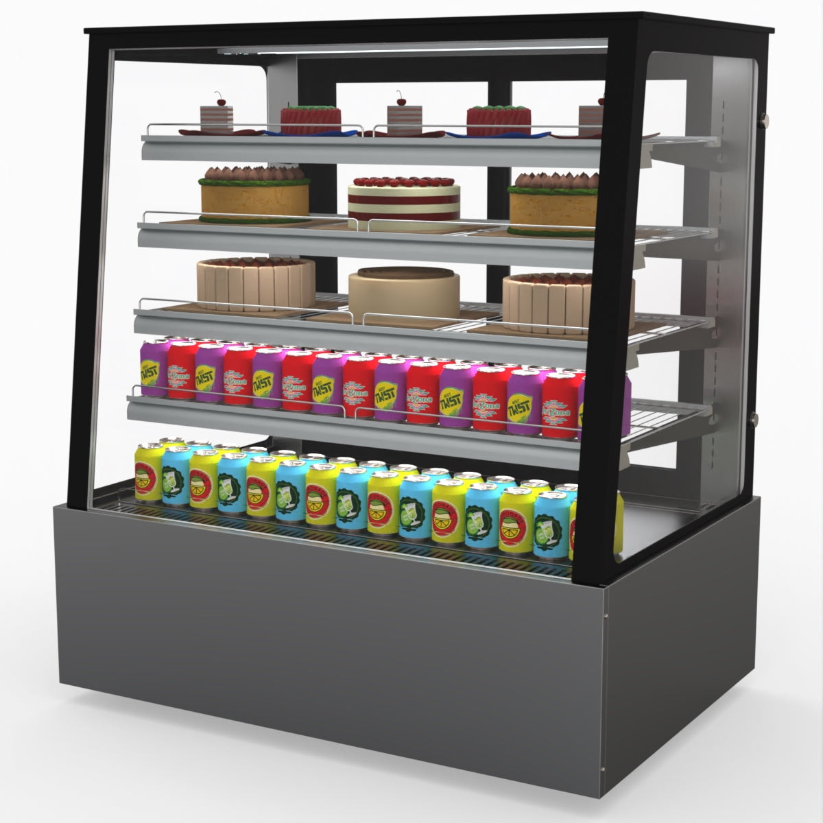 Bonvue Deluxe Chilled Cake Showcase Display Cabinet SLP840C