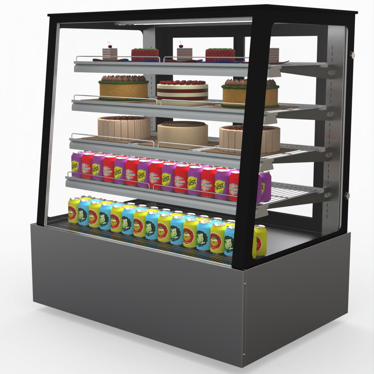 Bonvue Deluxe Chilled Cake Showcase Display Cabinet SLP840C