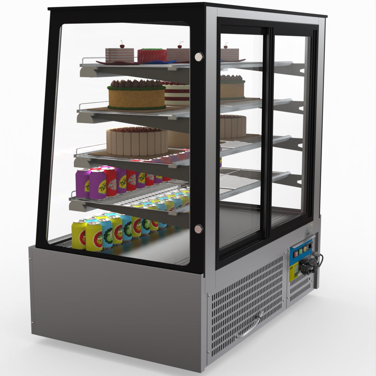 Bonvue Deluxe Chilled Cake Showcase Display Cabinet SLP840C