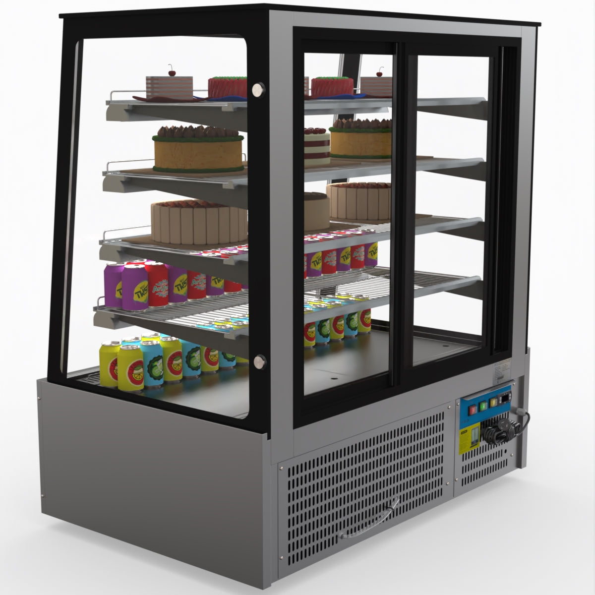 Bonvue Deluxe Chilled Cake Showcase Display Cabinet SLP840C