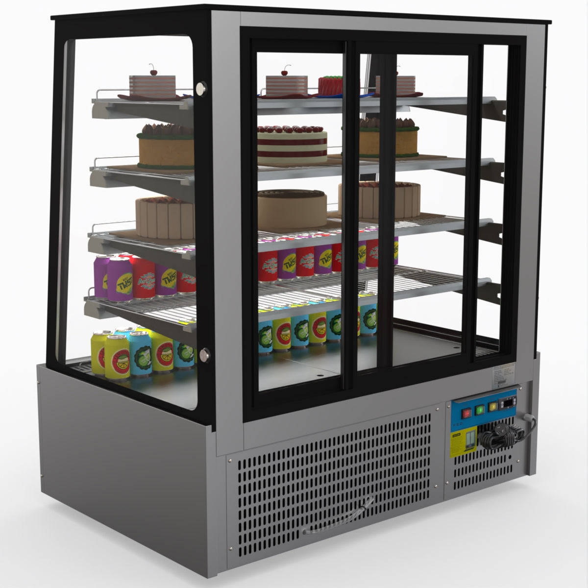 Bonvue Deluxe Chilled Cake Showcase Display Cabinet SLP840C
