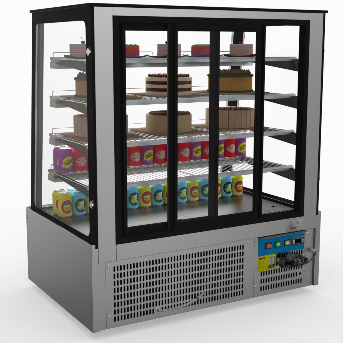 Bonvue Deluxe Chilled Cake Showcase Display Cabinet SLP840C