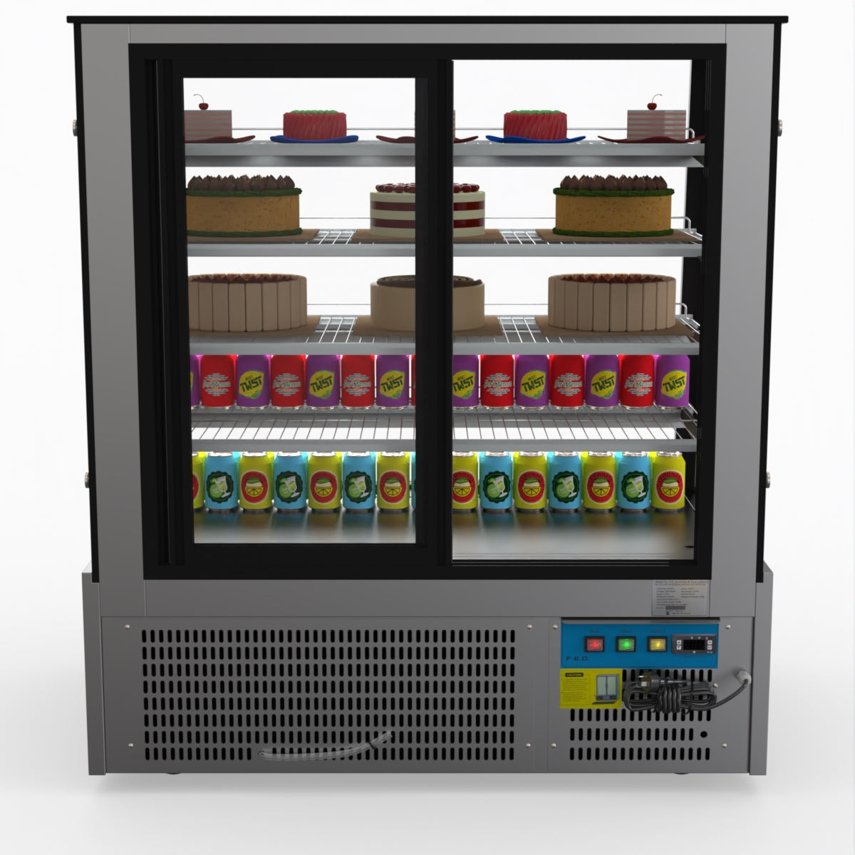 Bonvue Deluxe Chilled Cake Showcase Display Cabinet SLP840C