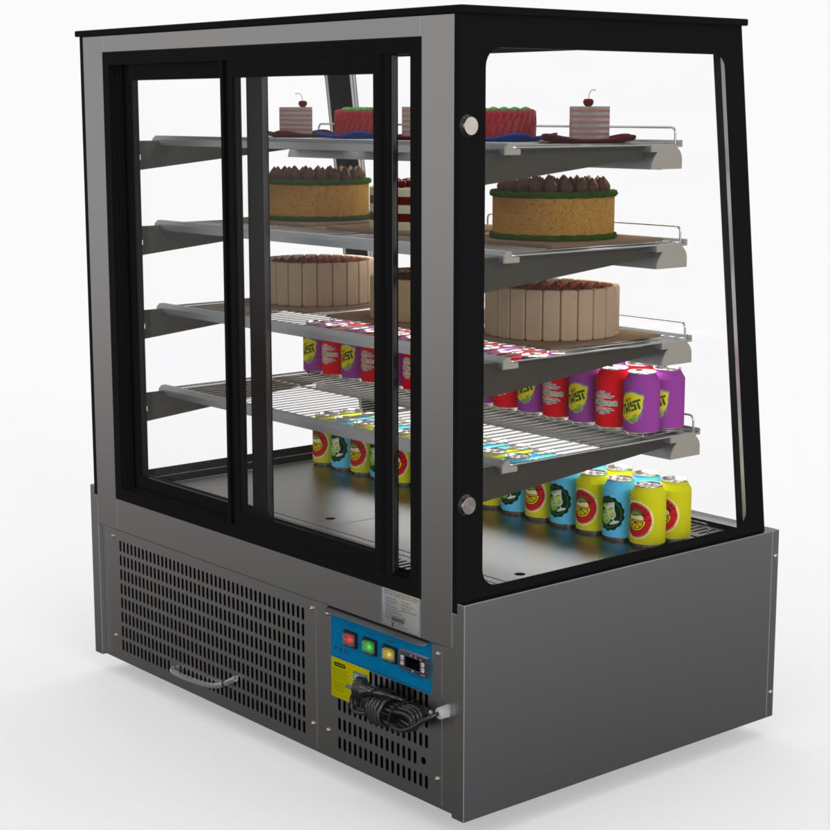Bonvue Deluxe Chilled Cake Showcase Display Cabinet SLP840C