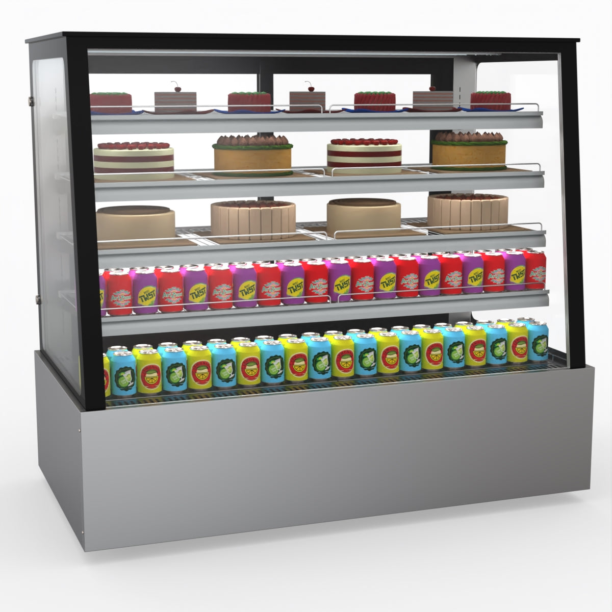 Bonvue Deluxe Chilled Cake Showcase Display Cabinet SLP850C