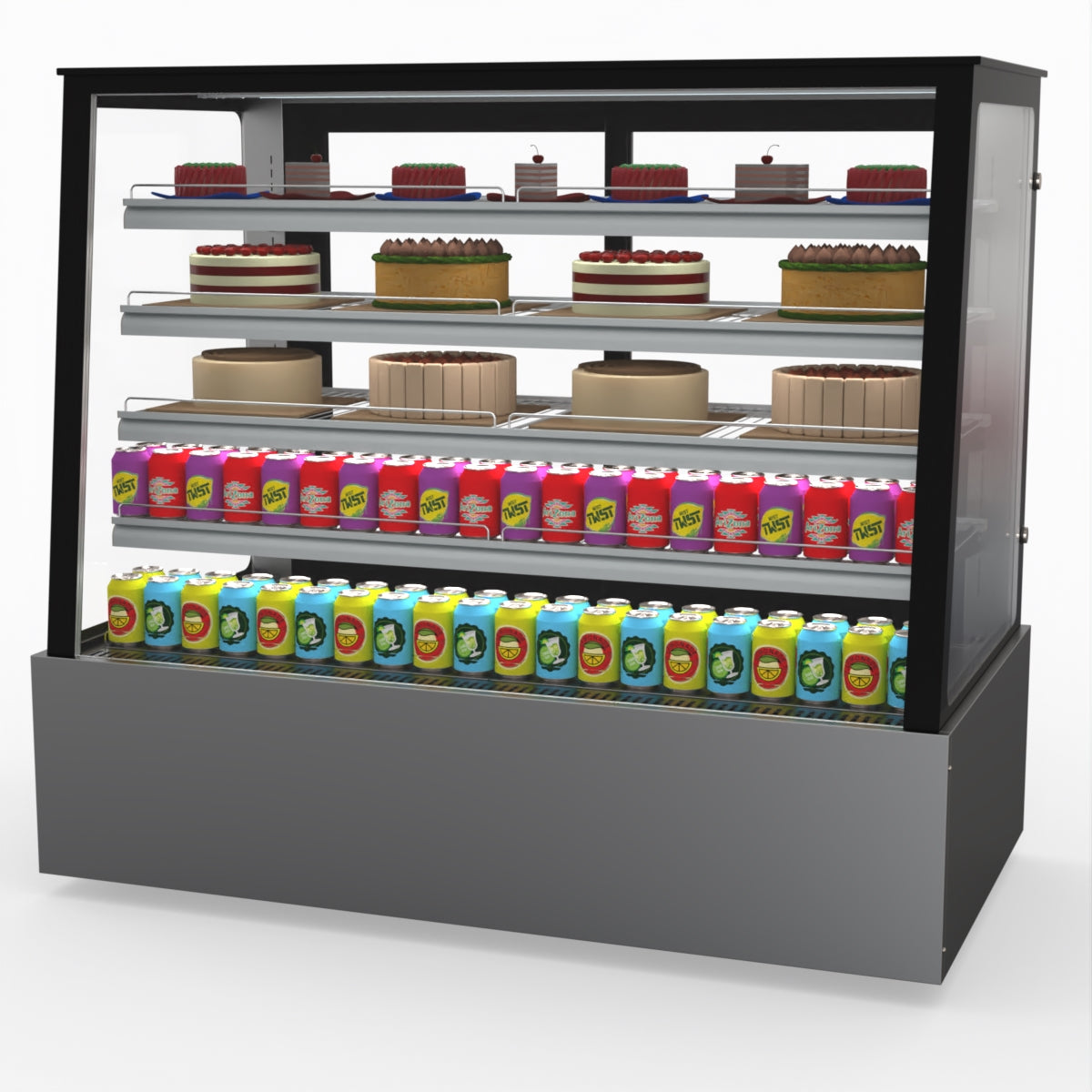 Bonvue Deluxe Chilled Cake Showcase Display Cabinet SLP850C