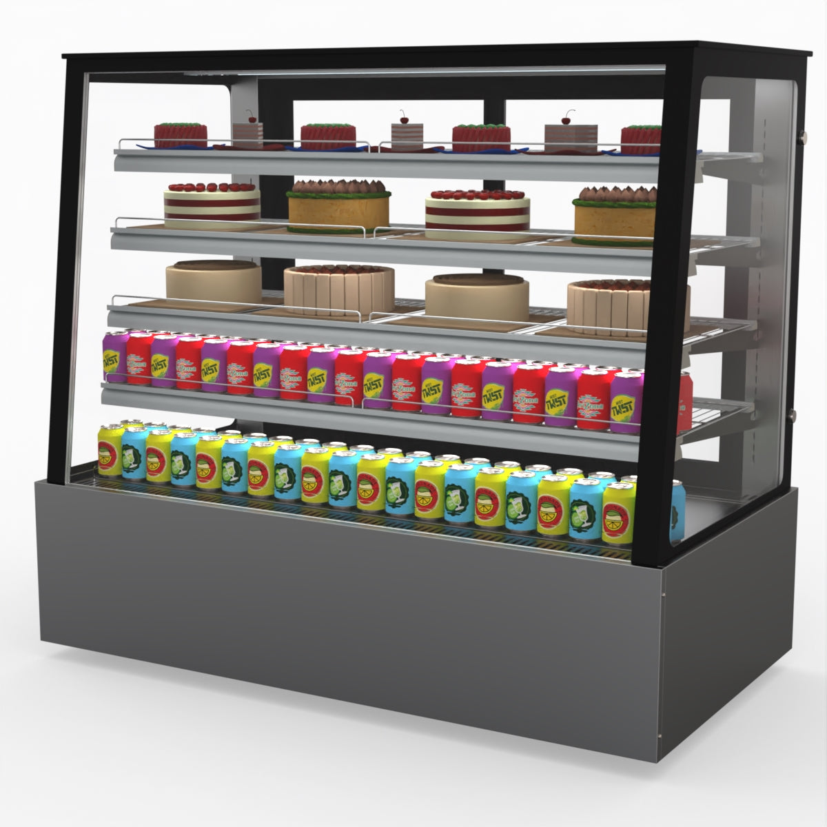 Bonvue Deluxe Chilled Cake Showcase Display Cabinet SLP850C