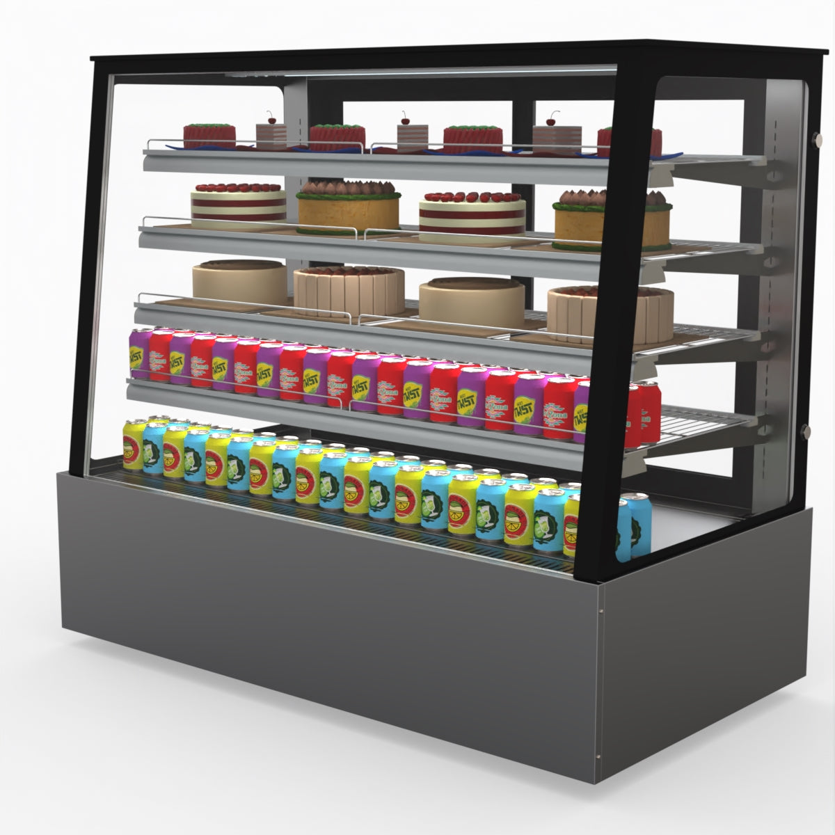 Bonvue Deluxe Chilled Cake Showcase Display Cabinet SLP850C