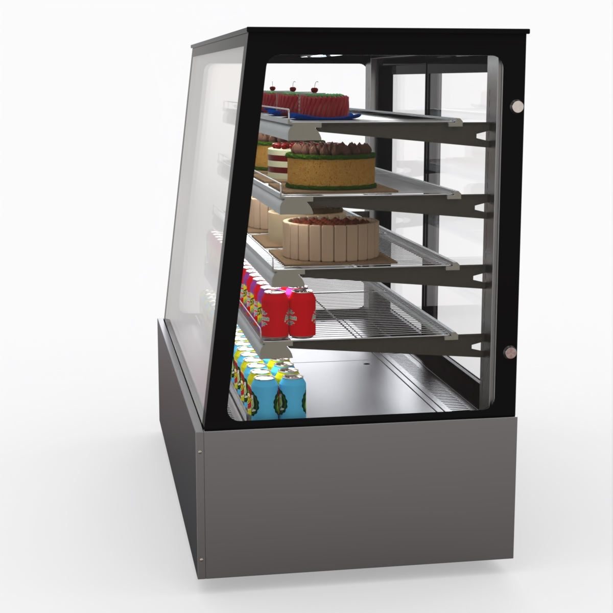 Bonvue Deluxe Chilled Cake Showcase Display Cabinet SLP850C