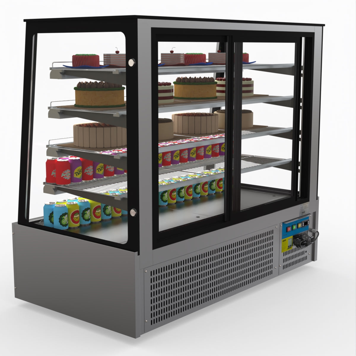 Bonvue Deluxe Chilled Cake Showcase Display Cabinet SLP850C