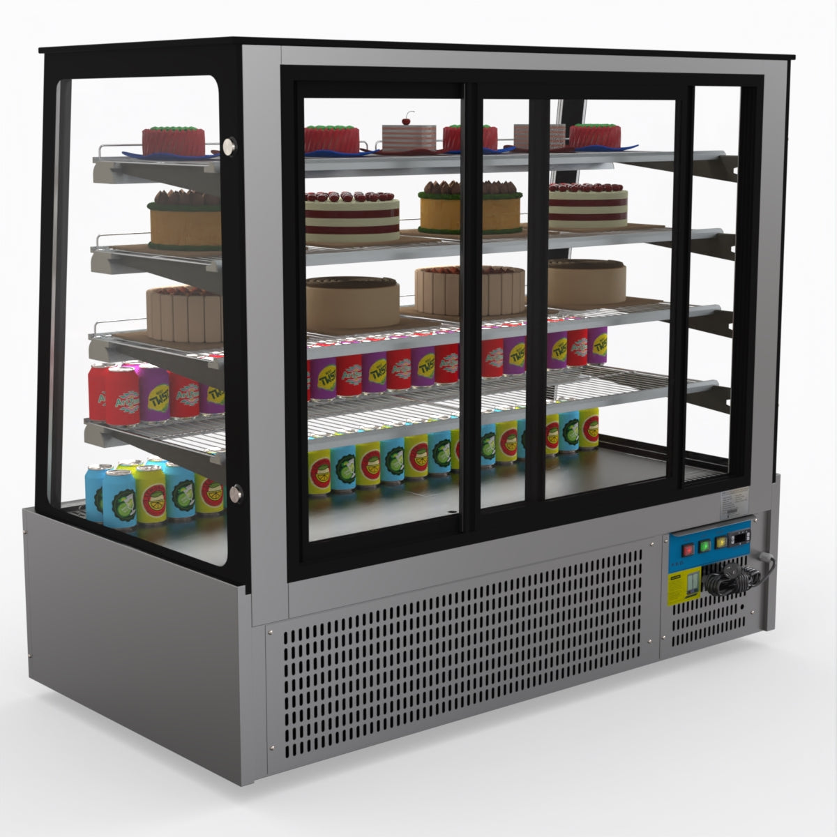 Bonvue Deluxe Chilled Cake Showcase Display Cabinet SLP850C