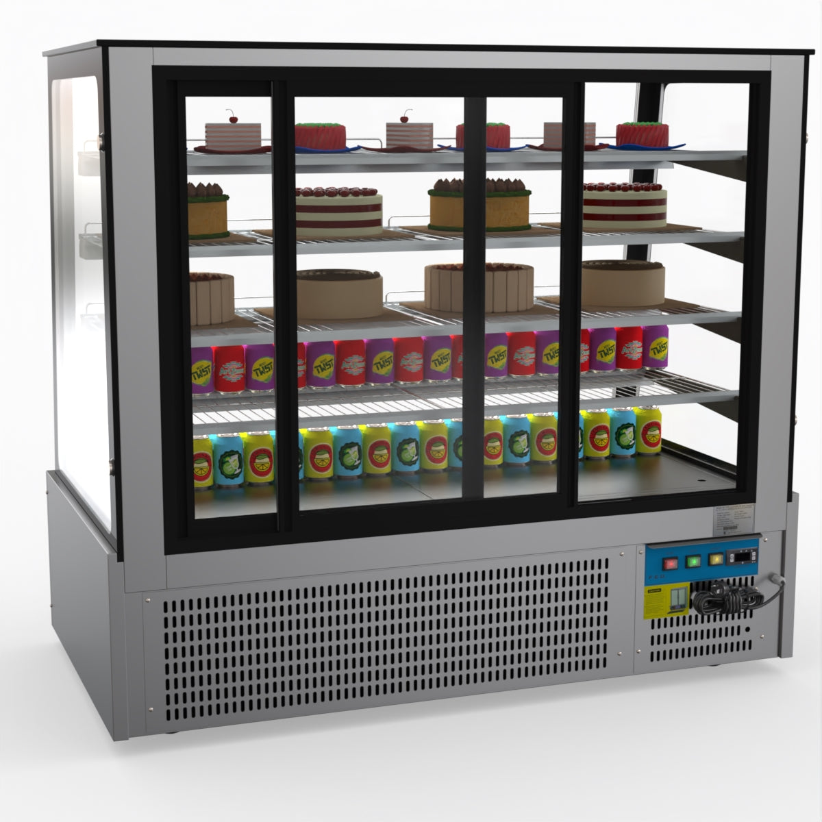 Bonvue Deluxe Chilled Cake Showcase Display Cabinet SLP850C