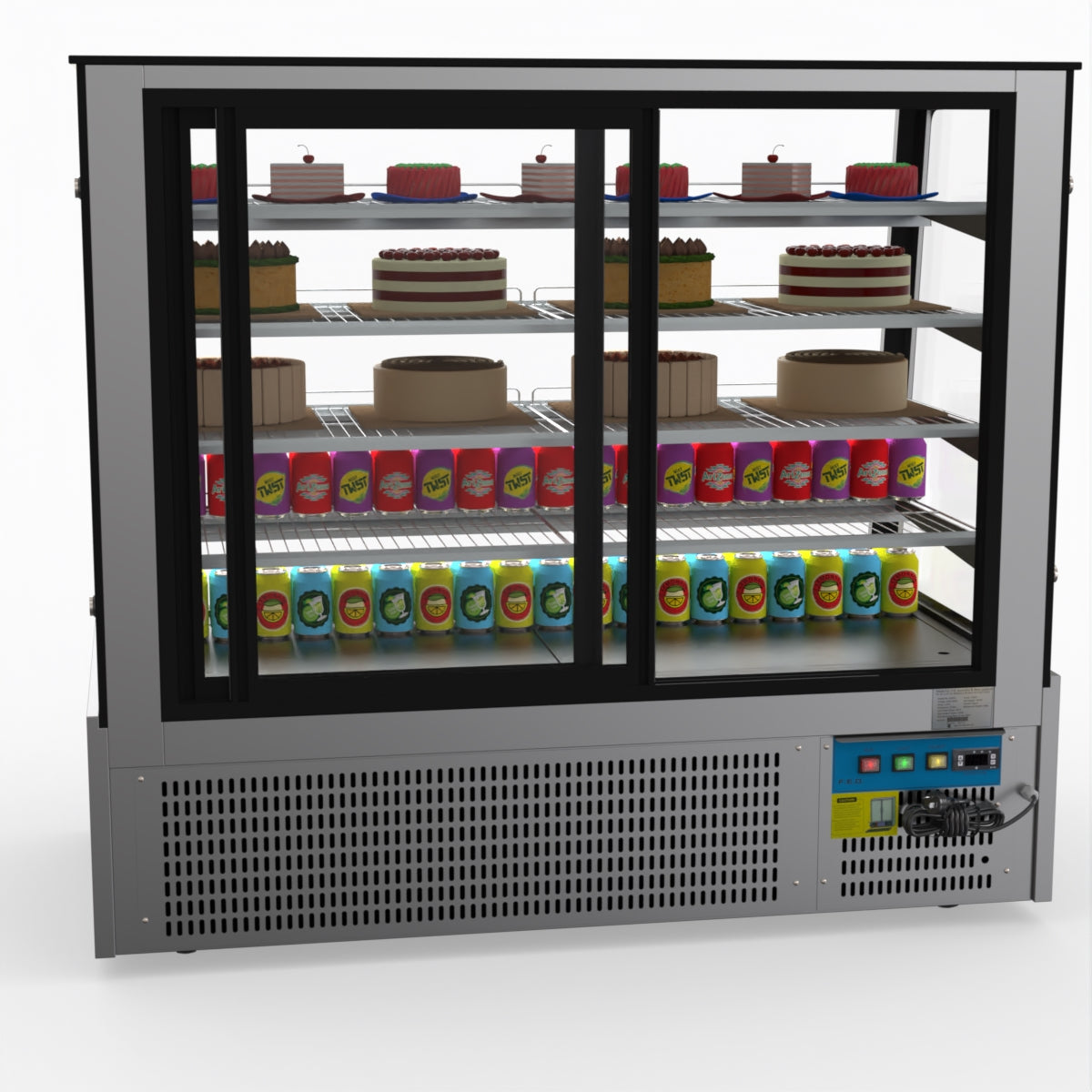 Bonvue Deluxe Chilled Cake Showcase Display Cabinet SLP850C