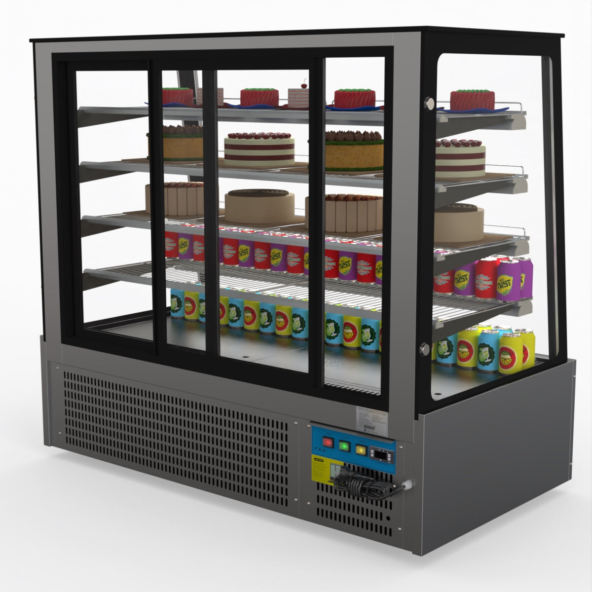 Bonvue Deluxe Chilled Cake Showcase Display Cabinet SLP850C