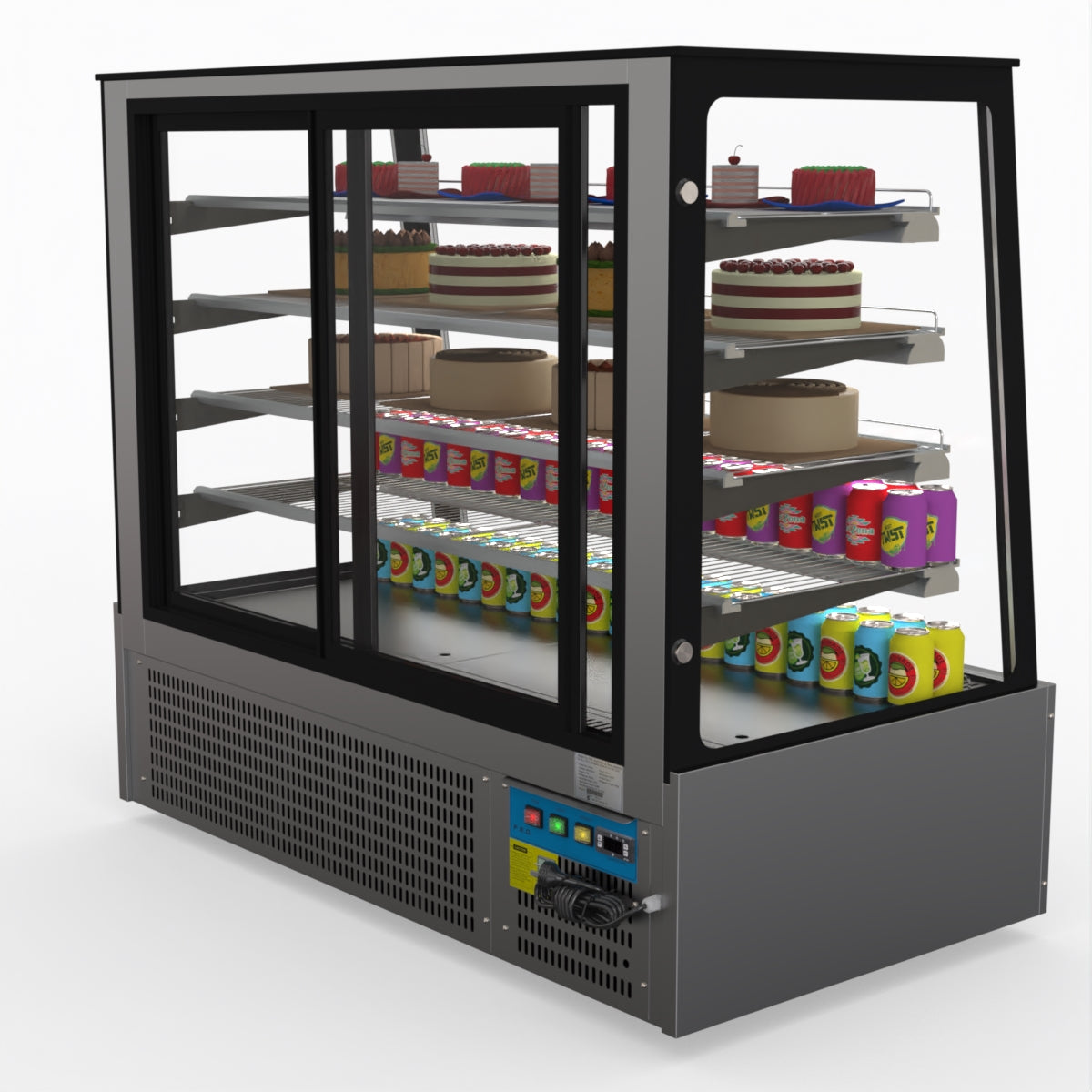 Bonvue Deluxe Chilled Cake Showcase Display Cabinet SLP850C
