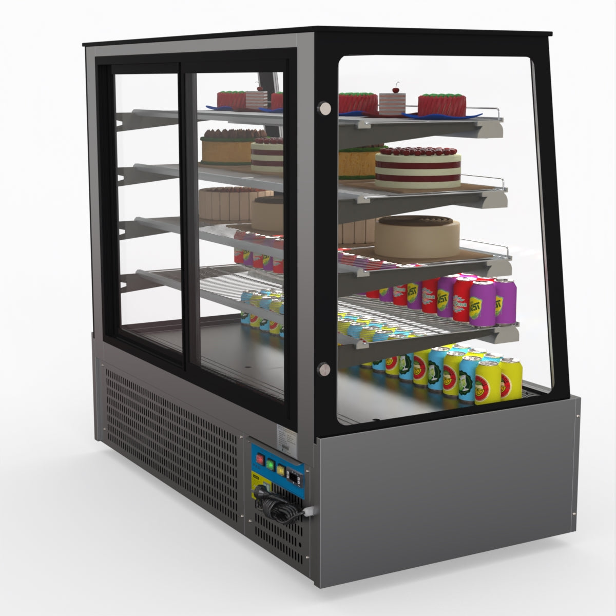 Bonvue Deluxe Chilled Cake Showcase Display Cabinet SLP850C