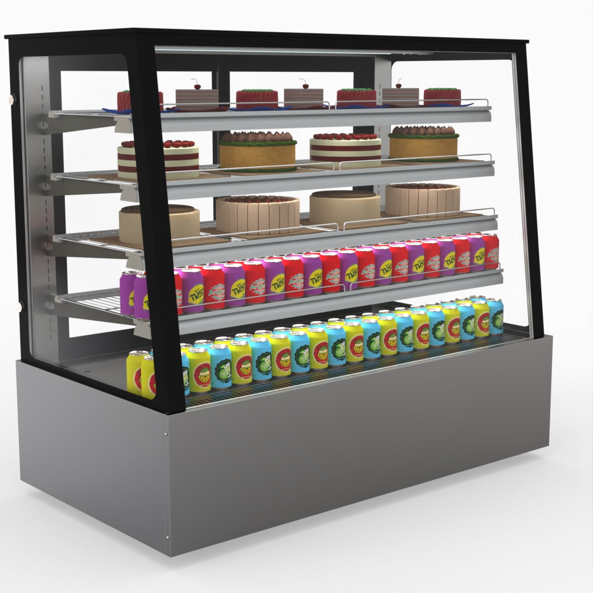 Bonvue Deluxe Chilled Cake Showcase Display Cabinet SLP850C