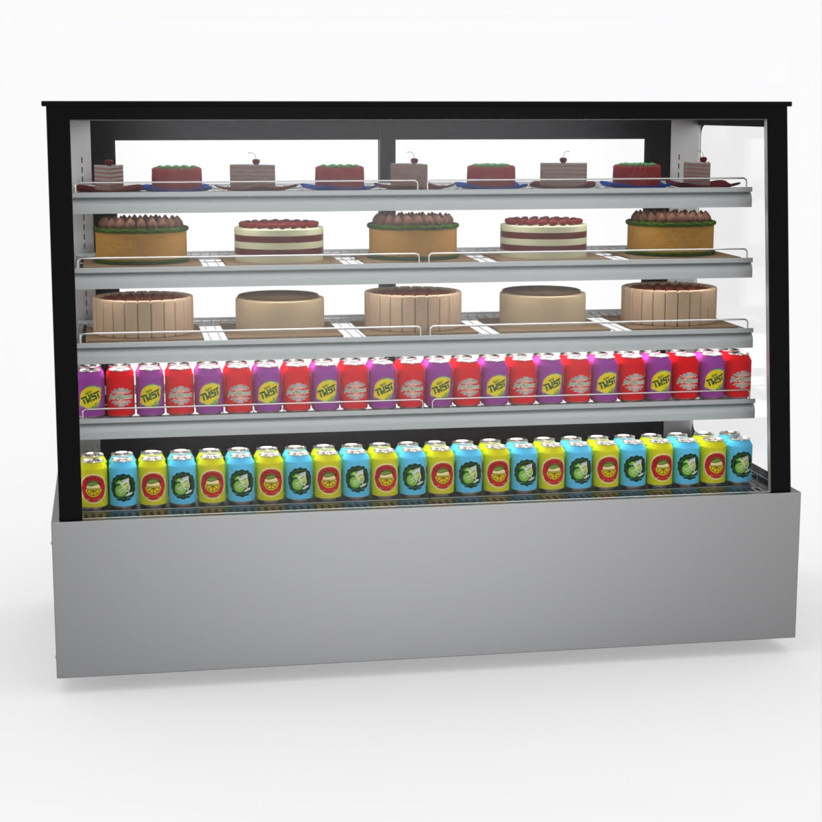 Bonvue Deluxe Chilled Cake Showcase Display Cabinet SLP860C