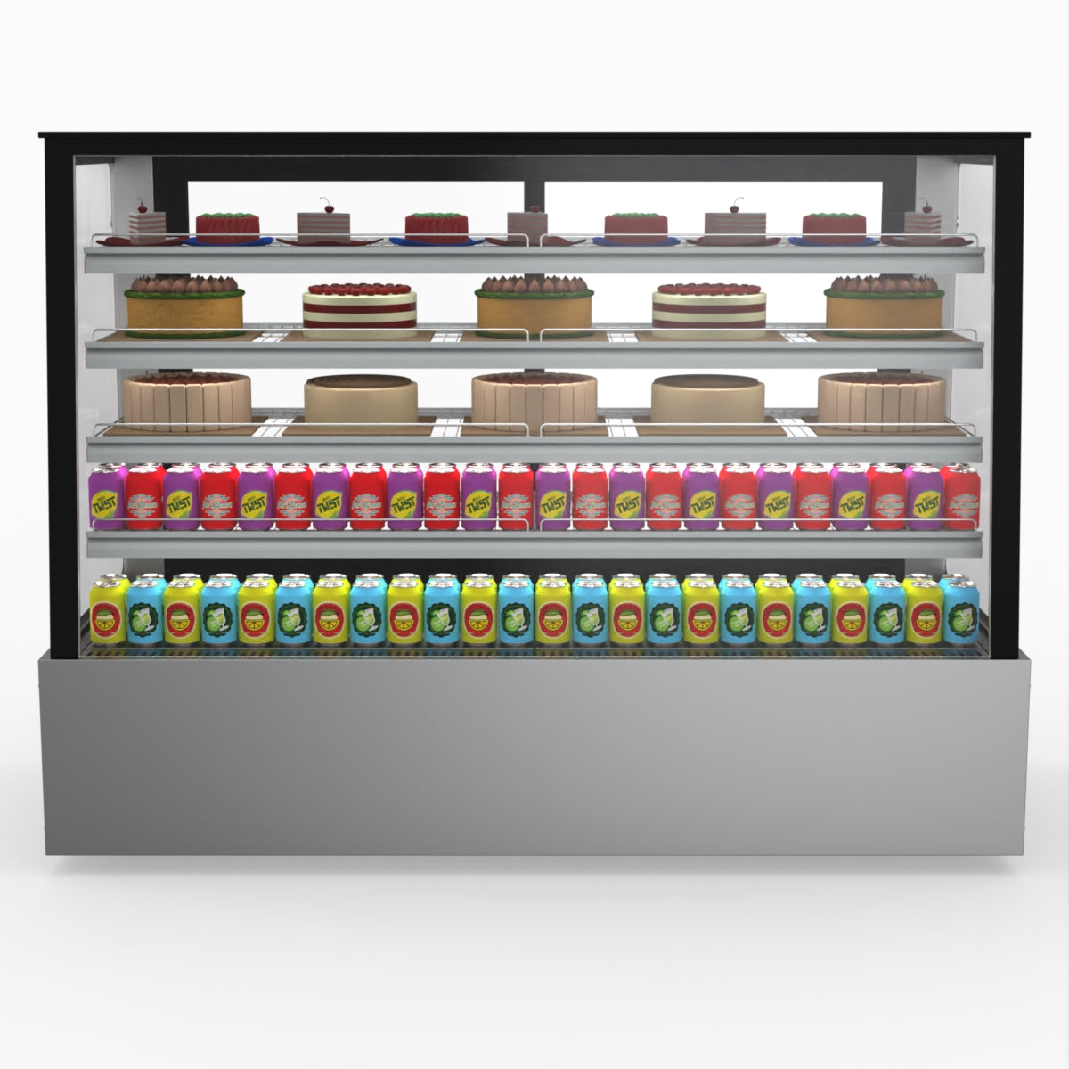 Bonvue Deluxe Chilled Cake Showcase Display Cabinet SLP860C