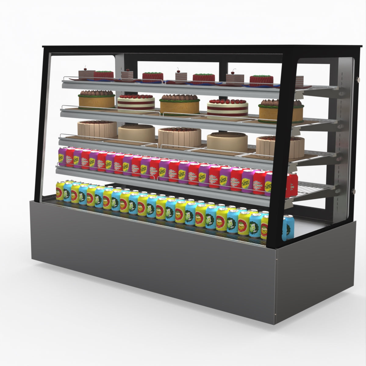 Bonvue Deluxe Chilled Cake Showcase Display Cabinet SLP860C