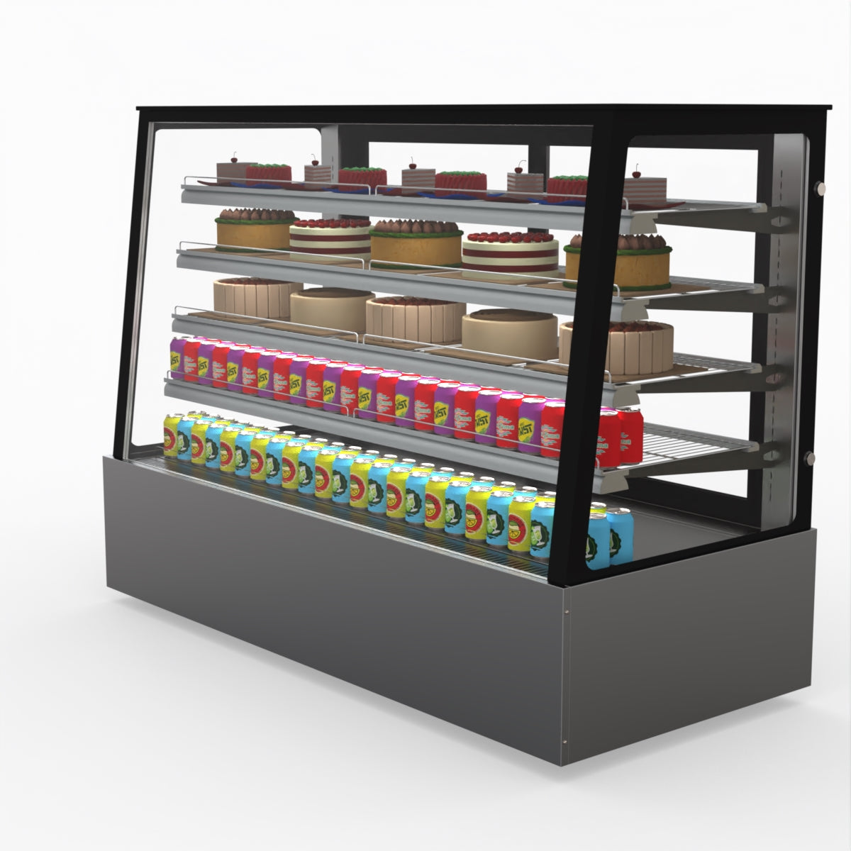 Bonvue Deluxe Chilled Cake Showcase Display Cabinet SLP860C