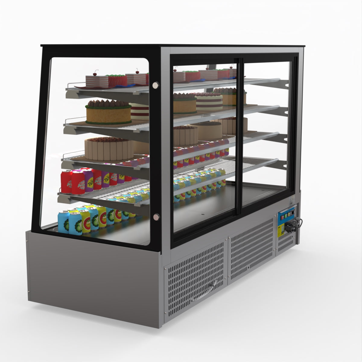 Bonvue Deluxe Chilled Cake Showcase Display Cabinet SLP860C