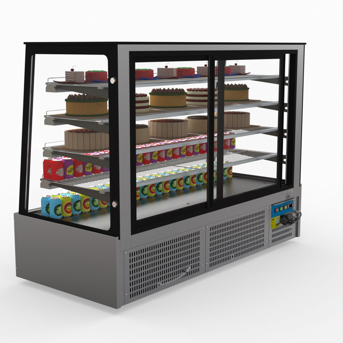 Bonvue Deluxe Chilled Cake Showcase Display Cabinet SLP860C