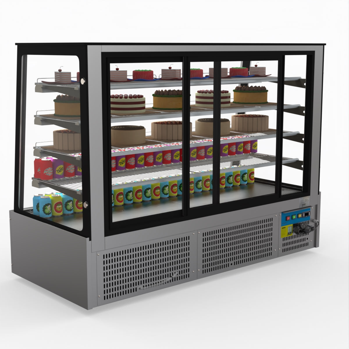 Bonvue Deluxe Chilled Cake Showcase Display Cabinet SLP860C