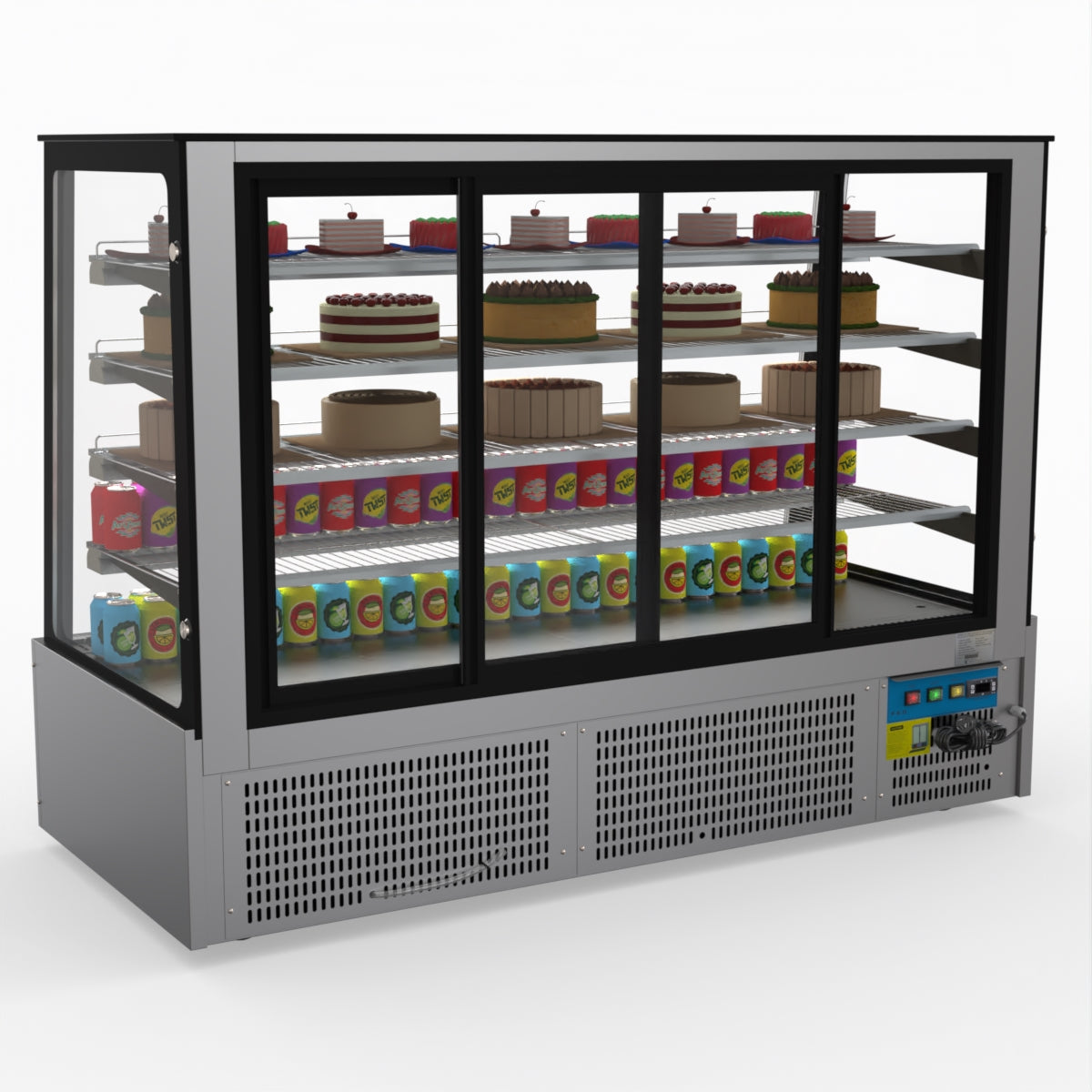 Bonvue Deluxe Chilled Cake Showcase Display Cabinet SLP860C