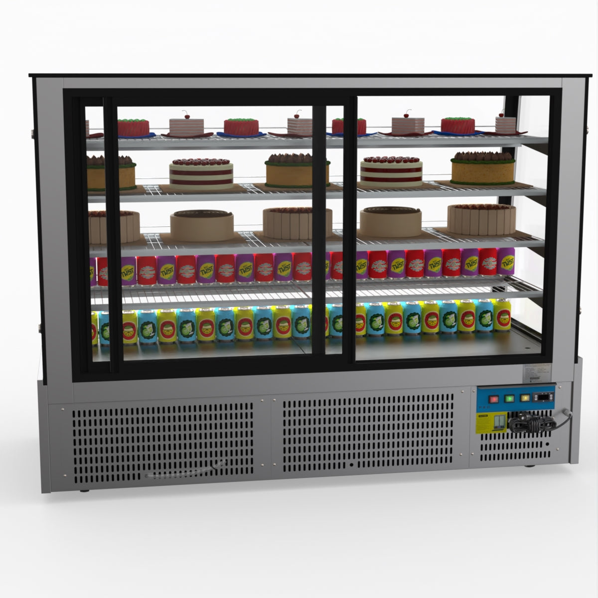 Bonvue Deluxe Chilled Cake Showcase Display Cabinet SLP860C