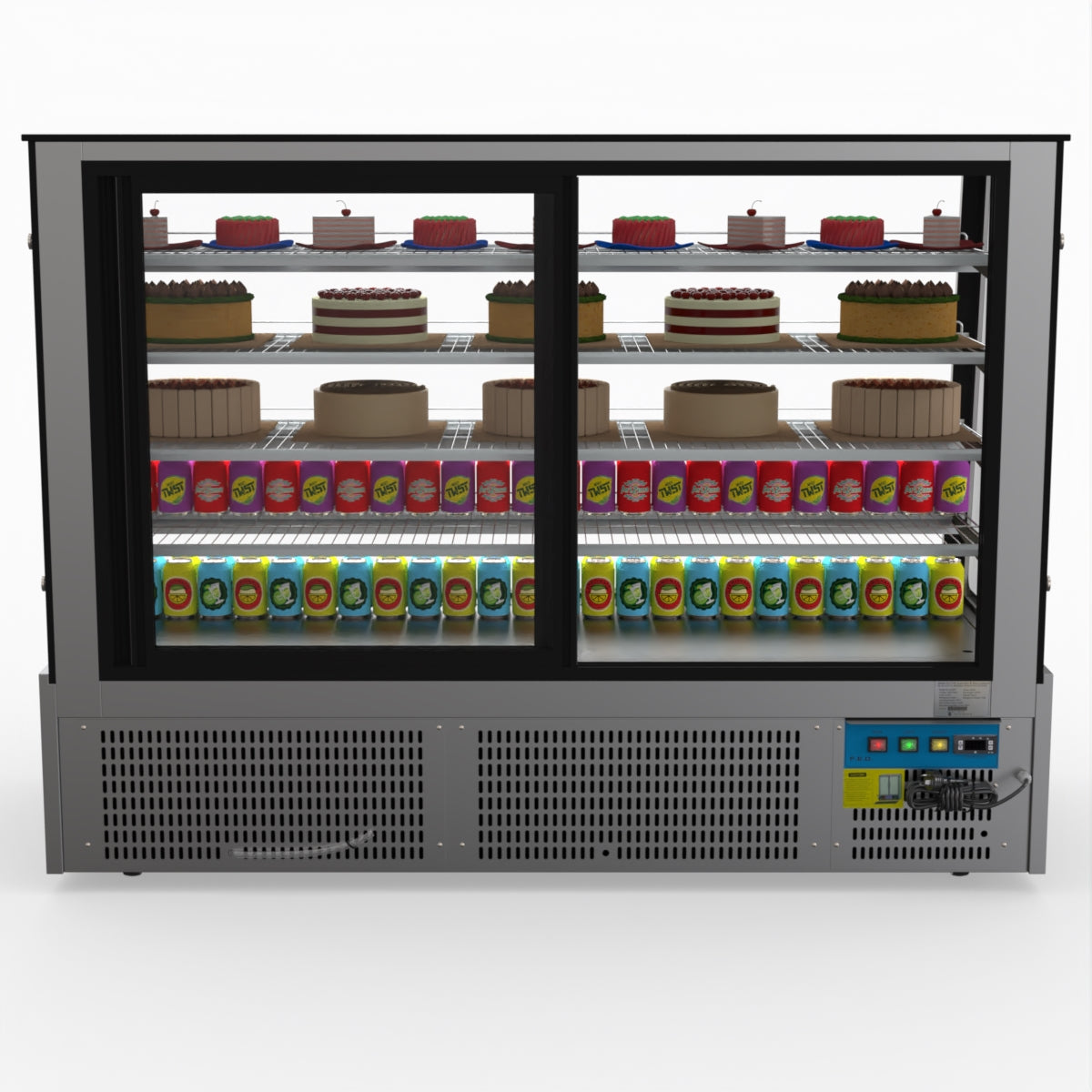 Bonvue Deluxe Chilled Cake Showcase Display Cabinet SLP860C