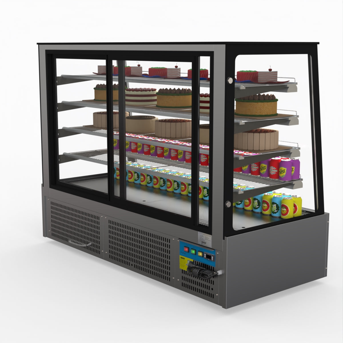 Bonvue Deluxe Chilled Cake Showcase Display Cabinet SLP860C
