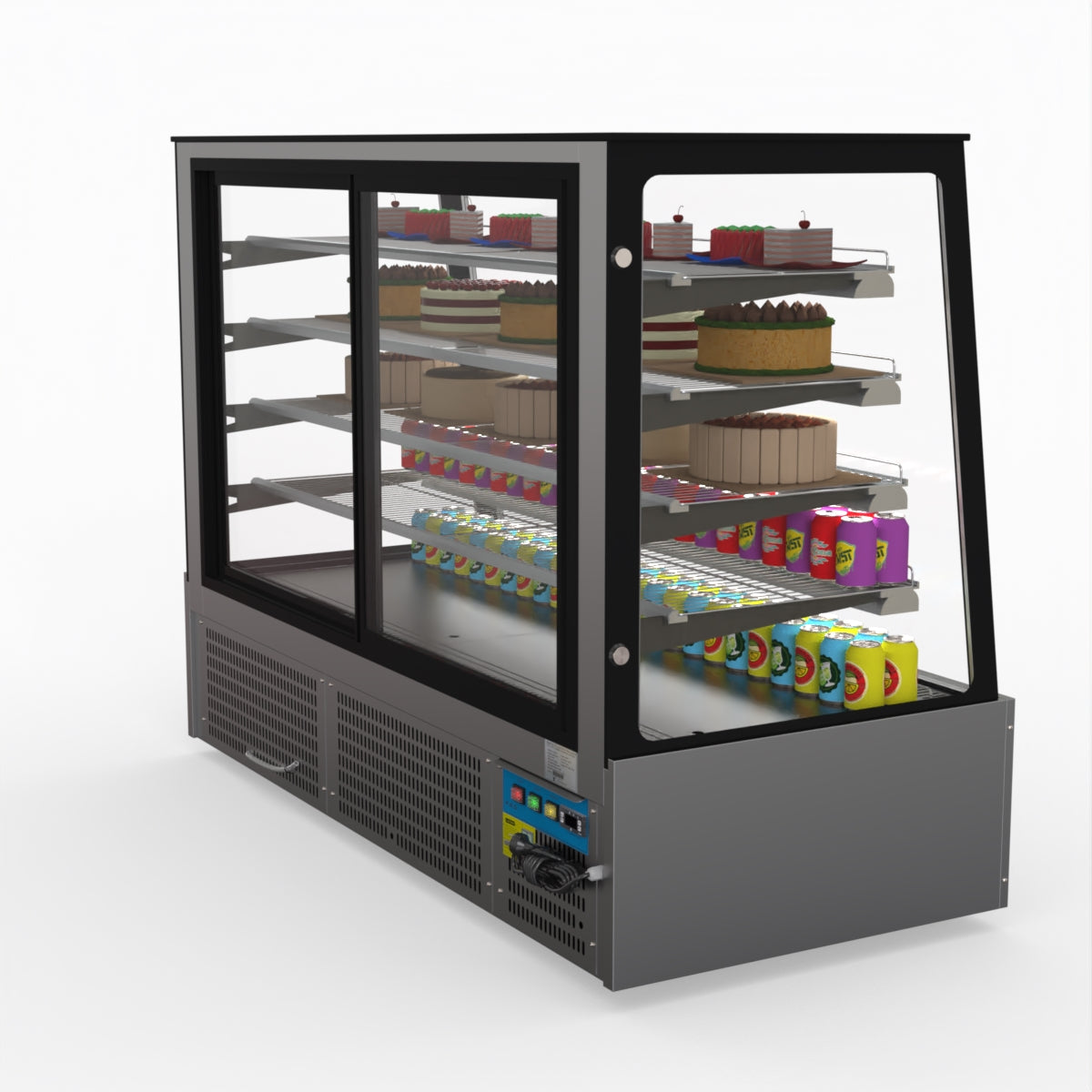 Bonvue Deluxe Chilled Cake Showcase Display Cabinet SLP860C