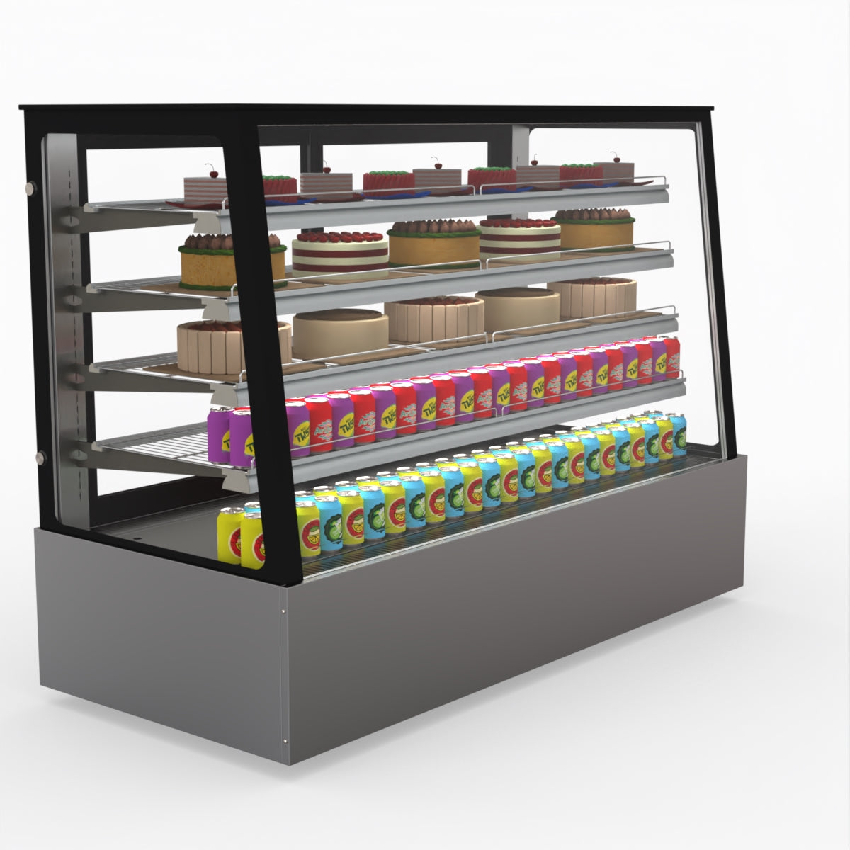 Bonvue Deluxe Chilled Cake Showcase Display Cabinet SLP860C