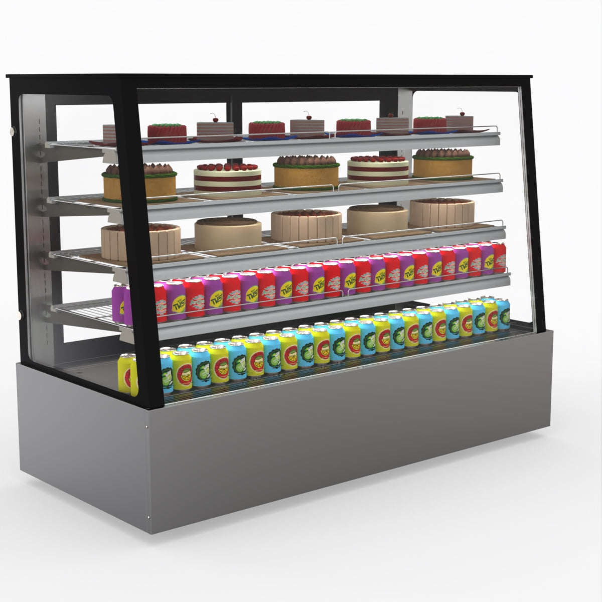 Bonvue Deluxe Chilled Cake Showcase Display Cabinet SLP860C